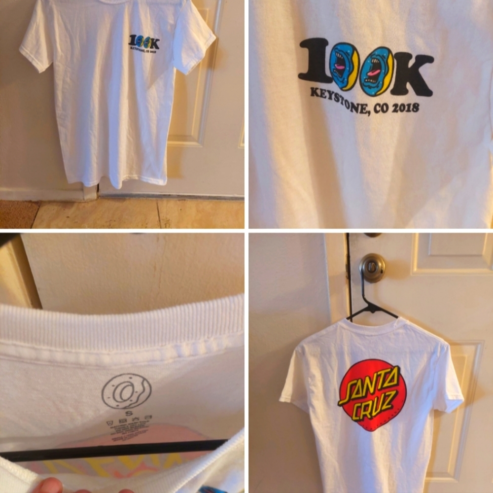 Rare limited edition SANTA CRUZ X ODD FUTURE collaboration tee